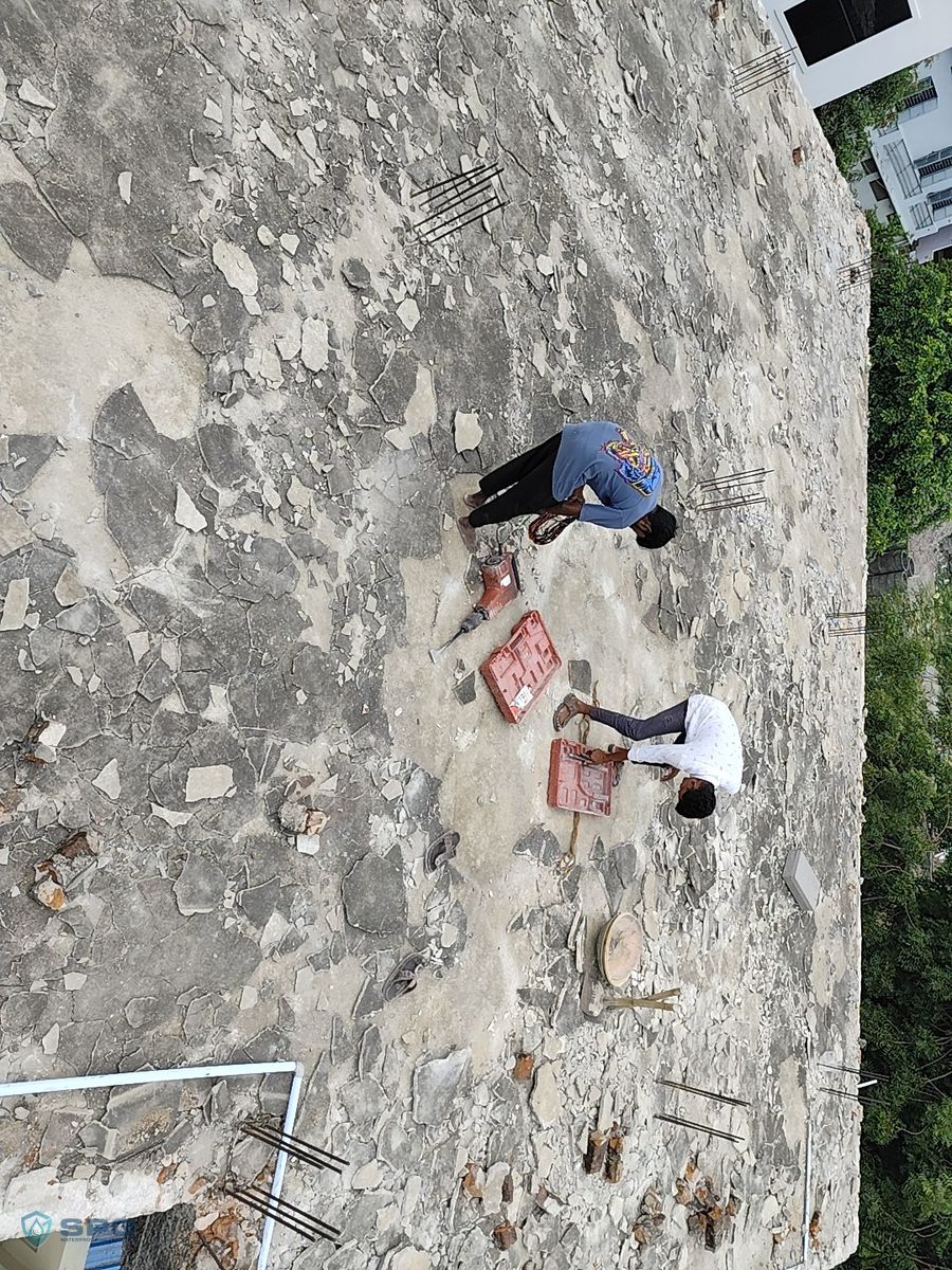 External Wall Parapet Joint Sealing