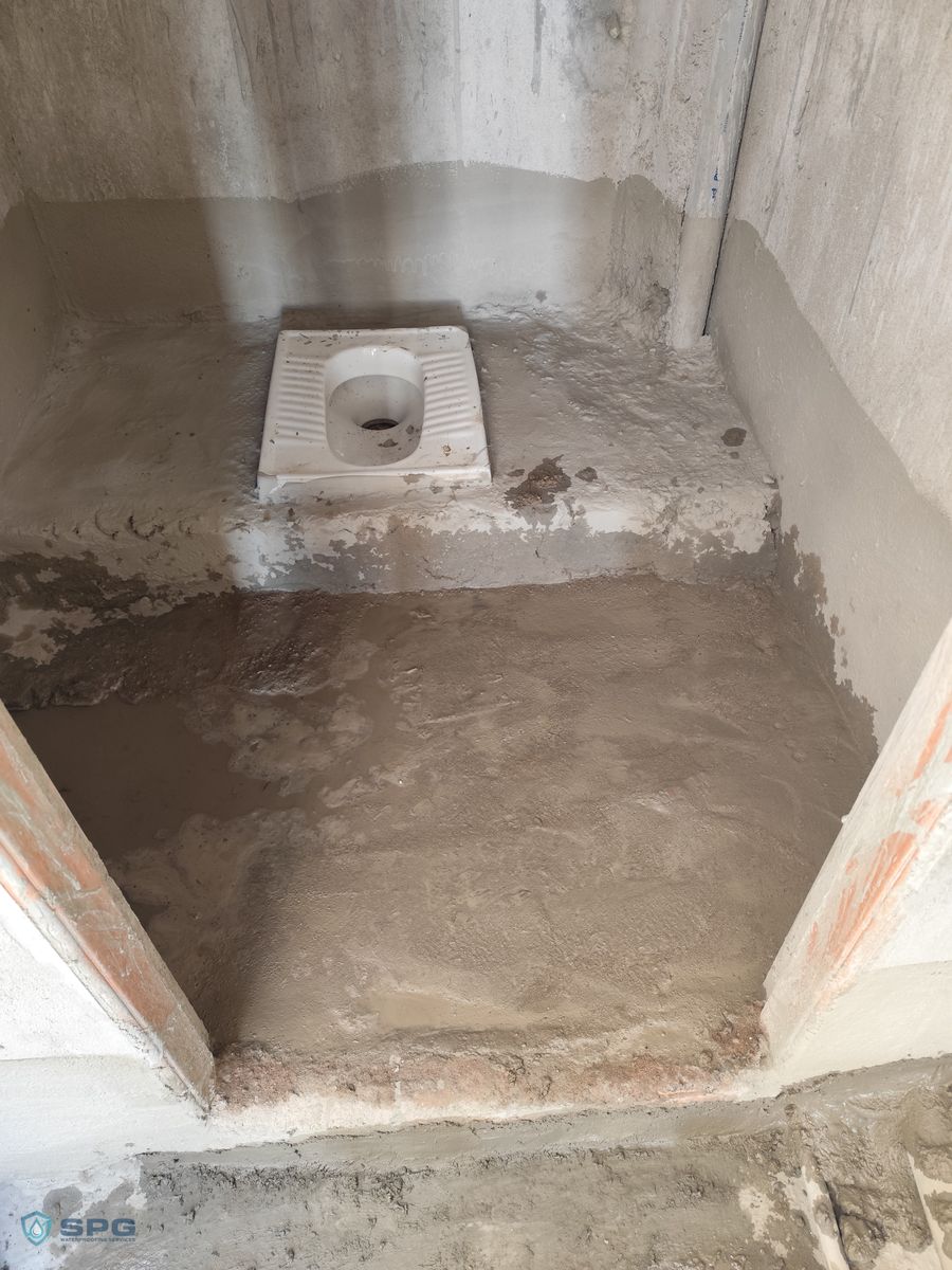 Wash Area Pipe Collar Sealing